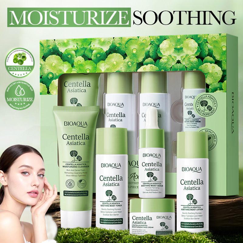 Luxury Skincare Wholesale - 5 adet/takım BIOAQUA Centella Asiatica Cilt