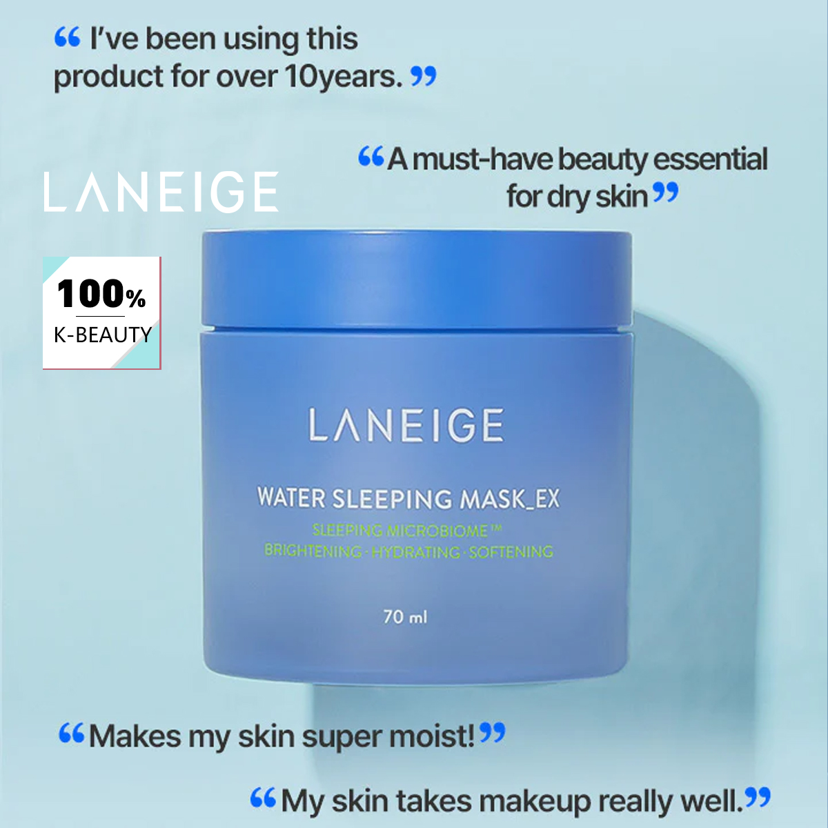 Luxury Skincare Treatments - LANEIGE Su Uyku Maskesi 70ml, Gecelik