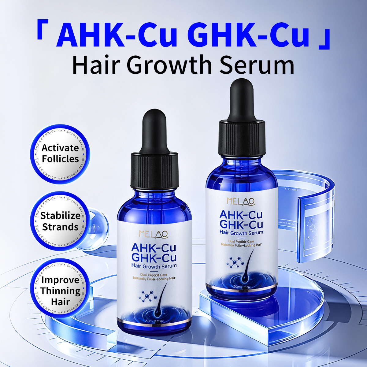 30ml Bakır Çift Peptitli Saç U - Epidermal Growth Factor incelemesi ve fiyatı