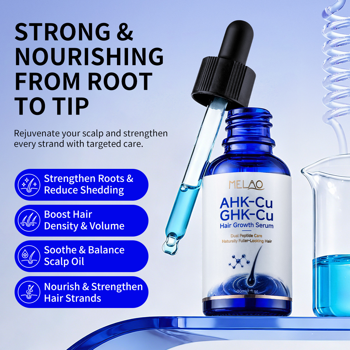 30ml Bakır Çift Peptitli Saç U - Epidermal Growth Factor incelemesi ve fiyatı