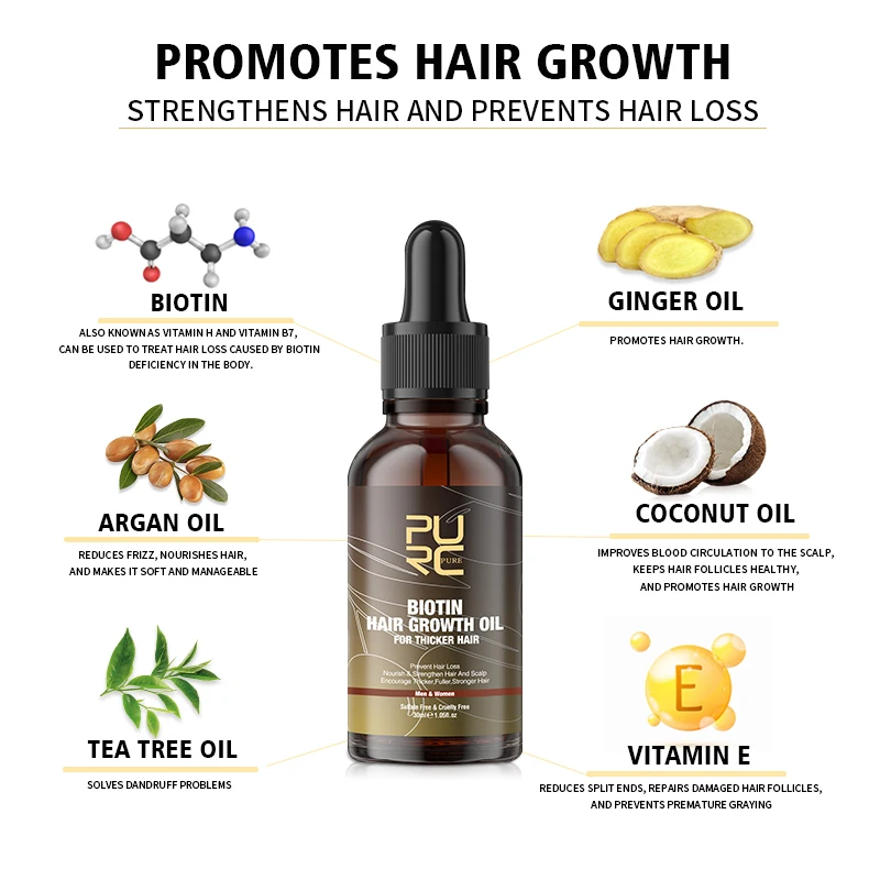 PURC Biotin Saç Yağı Saç Büyüm - Epidermal Growth Factor incelemesi ve fiyatı