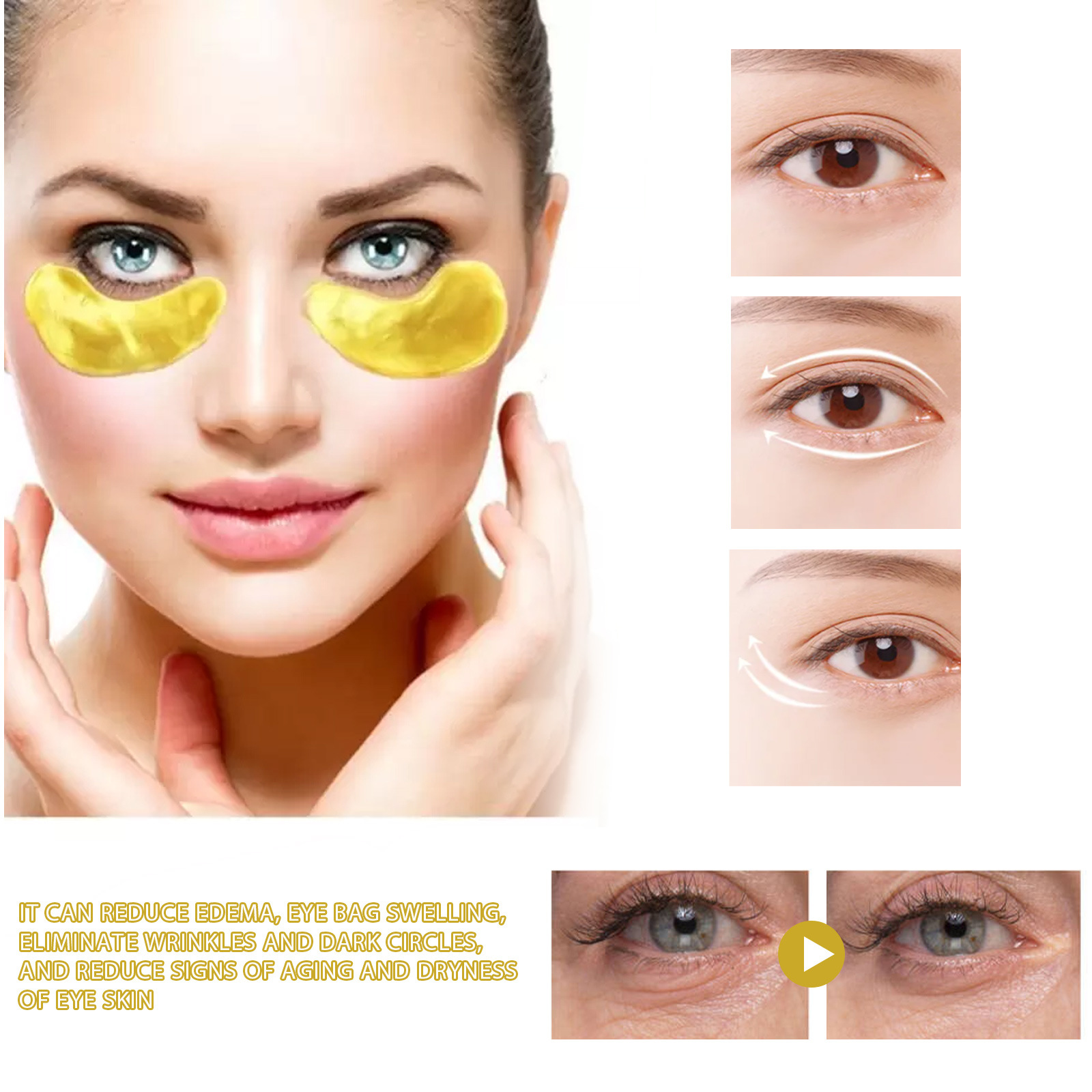 24K Altın İçeren Lüks Göz Mask - Luxury Skincare Treatments incelemesi ve fiyatı